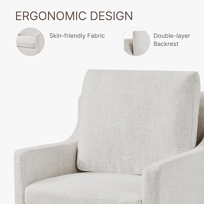 Upholstered Dining Chairs with Casters Easy Assembly Side Deskchair with Rollers - Image 7