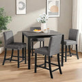 Dining Table Set for 4, 5-Piece Kitchen Table & Chairs Set by ChicFurnit