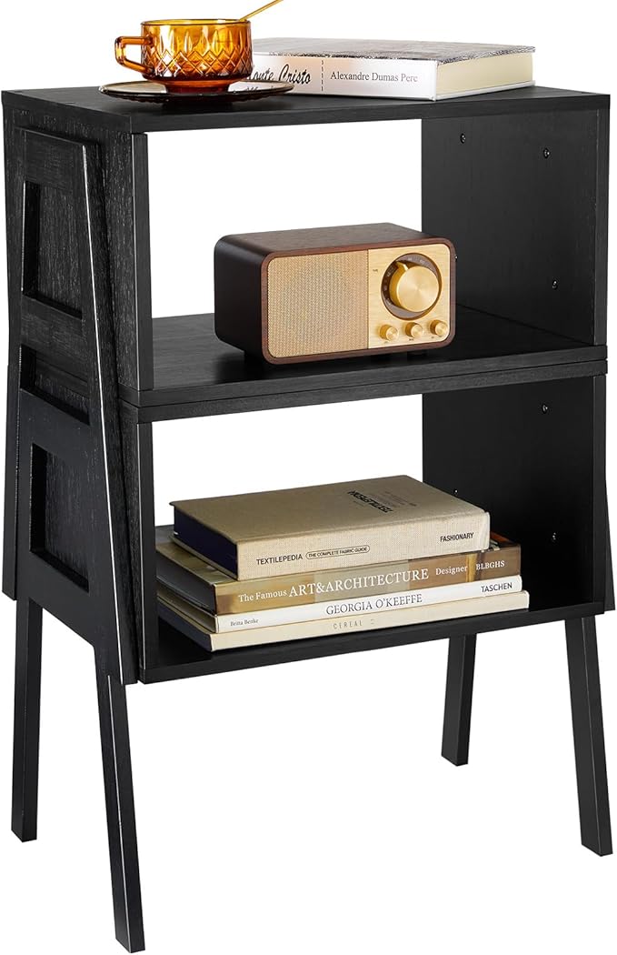 Pipishell Bedside Tables, Stackable Bamboo Nightstands, Bamboo Side Tables - Image 8