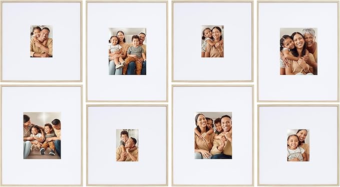 Camden Reed Arcadia 8 Piece Oversized Gallery Wall Frame, 16x20 and 16x16 Inch by CamdenReed