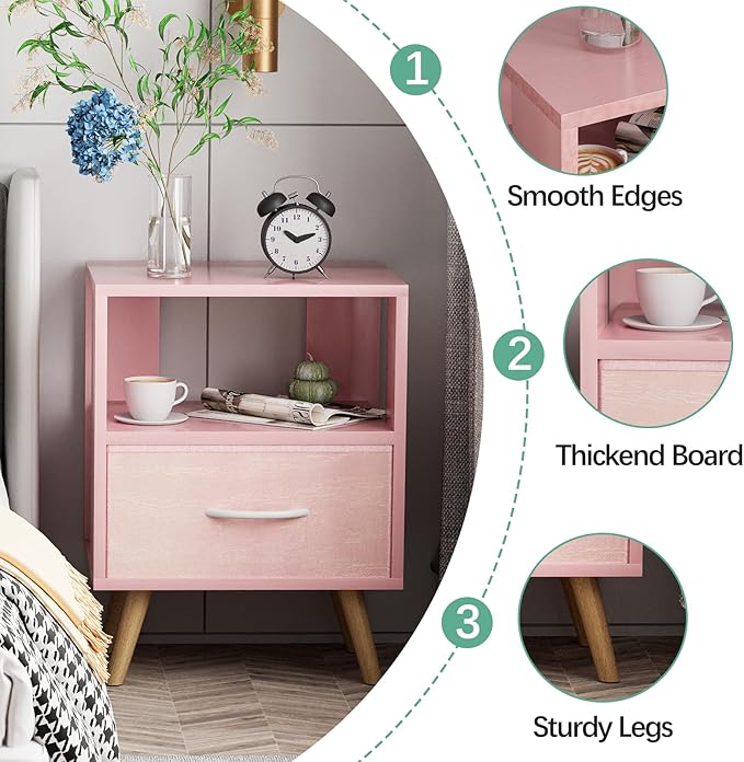 Night Stand, Nursery Side Table - Image 3