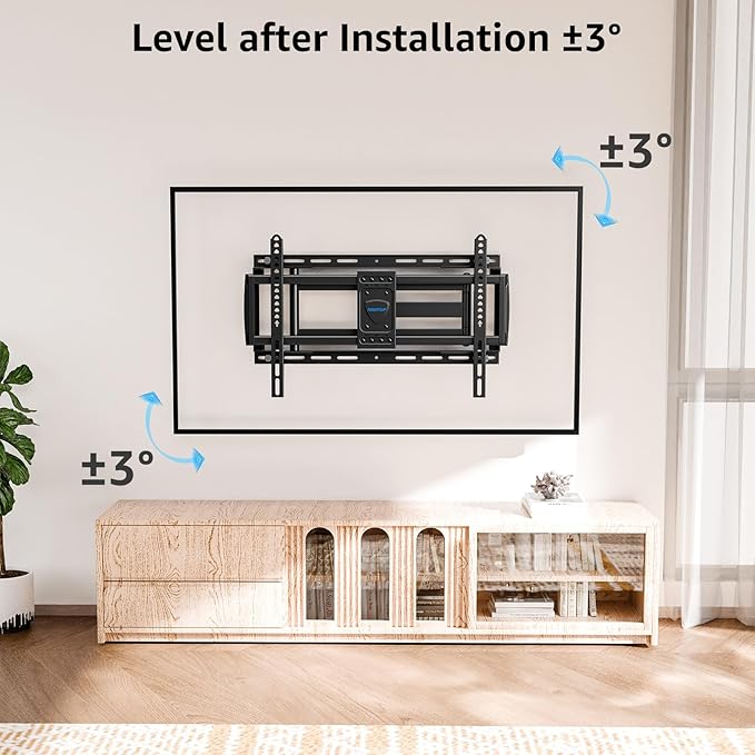 MOUNTUP Long Arm TV Wall Mount for Most 37''-82'' TVs, Corner TV Wall Mount - Image 6