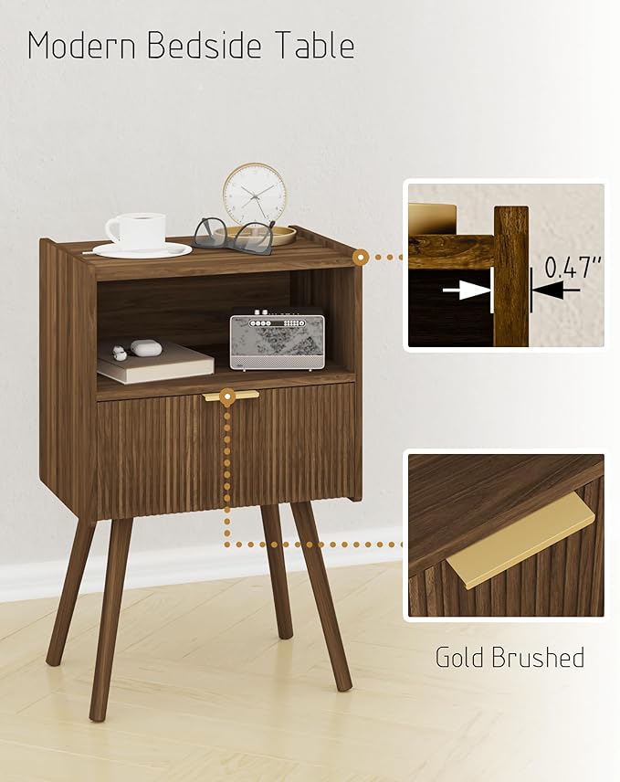 Nightstand, Modern Bedside Table - Image 6