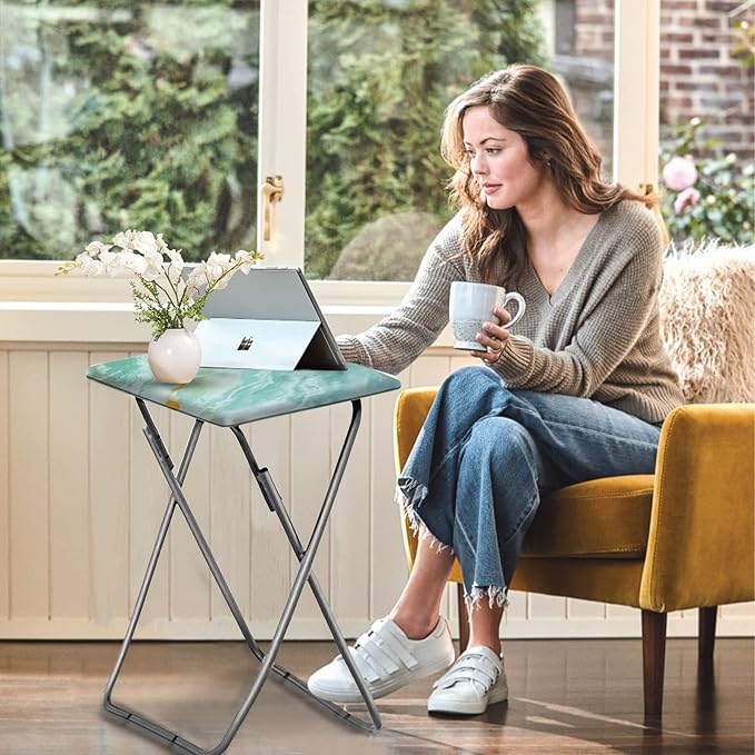 Garden 4 you Folding TV Tray Table, TV Dinner Table - Image 2