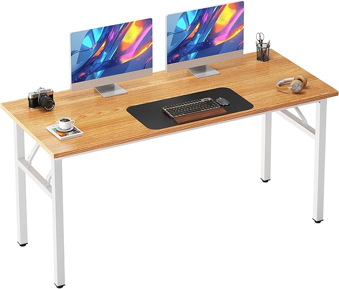 Need Folding Desk, 54 inch Large Computer Desk by Need
