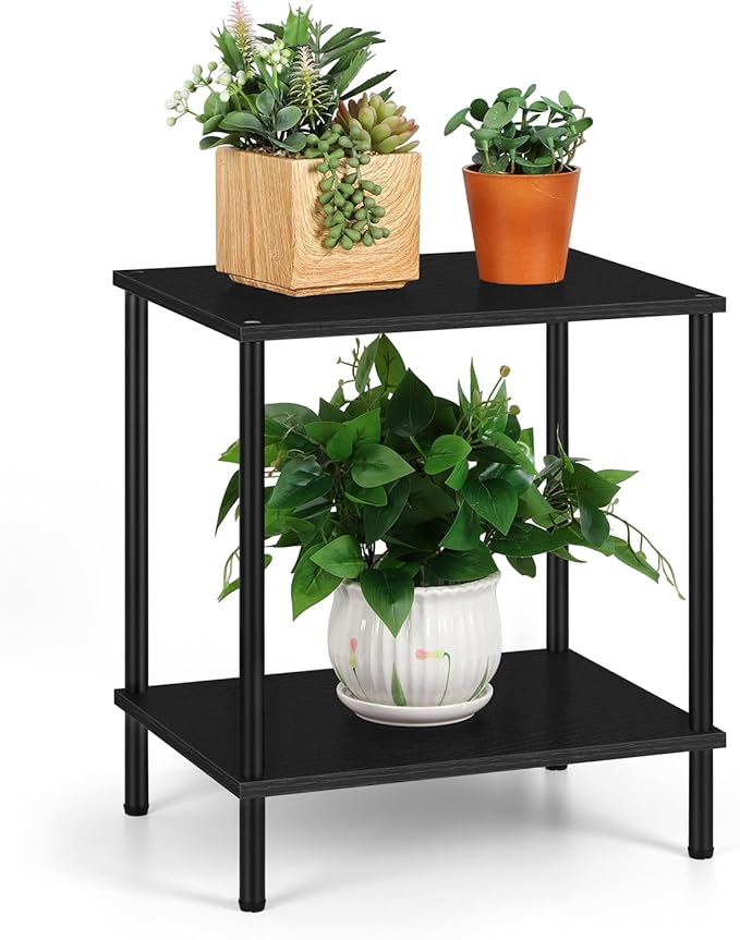 ETELI Small Side Table Black Narrow End Table - Image 7