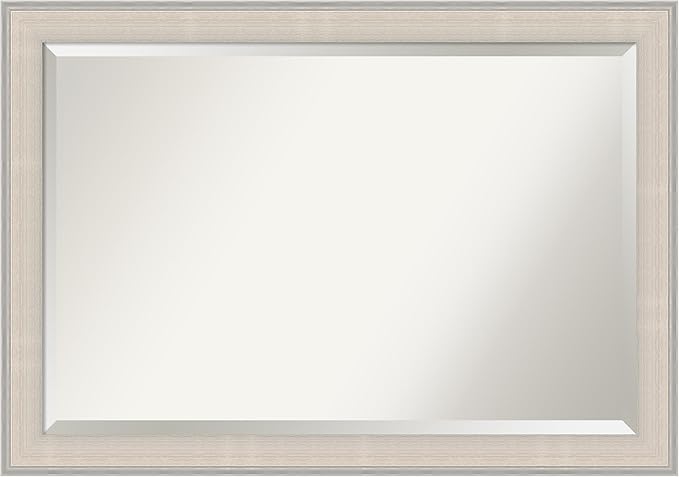 Amanti Art White Bathroom Mirror by AmantiArt