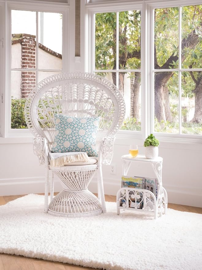 KOUBOO Peacock Grand Peacock Chair, Rattan Chair, Accent Chair - Image 2