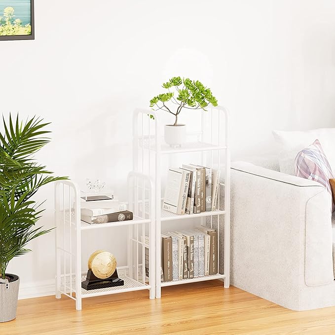 Bookshelf Storage Shelf Bookcase Freestanding Storage Stand - Image 5