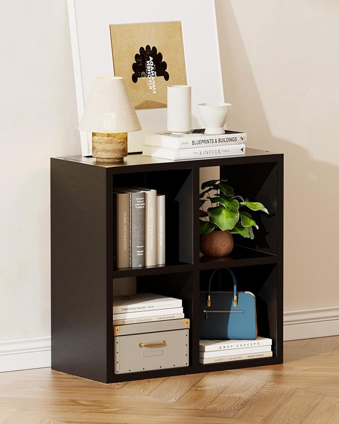 GTPLAYER 4-Cube Storage Organizer, Fits 11" Bins, Vertical or Horizontal Use by GTPLAYER
