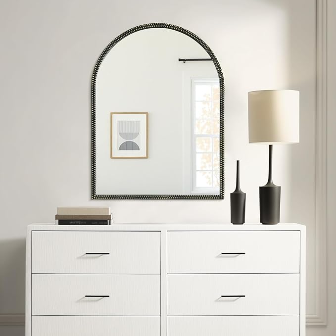 WallBeyond Black Vintage Mirror - Image 4