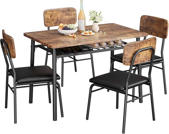 GAOMON 5-Piece Dining Table Set - Image 3