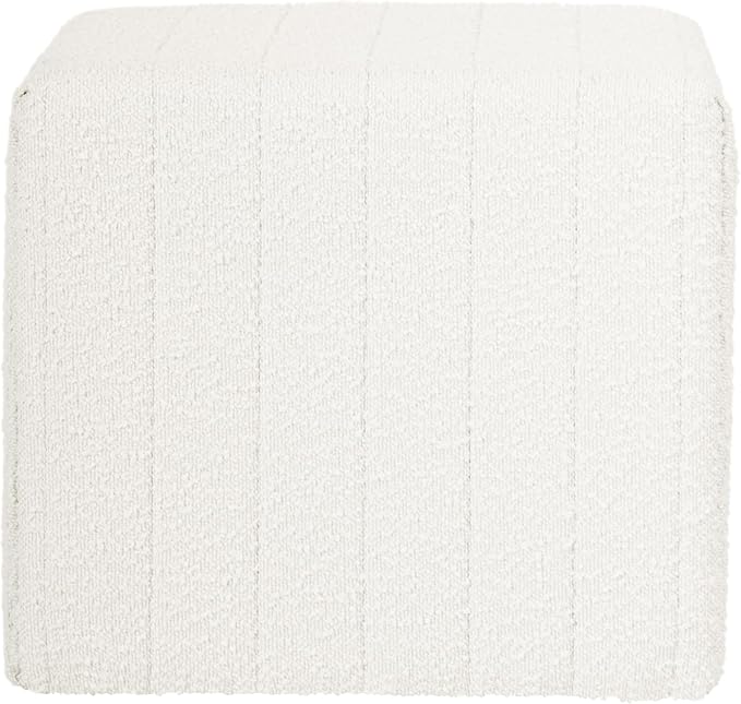 HomePop Modern Channel Tufted Ottoman Home Décor|Ottoman - Image 8