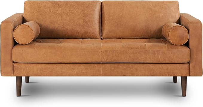 Poly & Bark Napa Leather Couch by POLYBARK