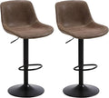 Bar Stools Set of 2, Swivel Counter Height Barstools by Ermnois