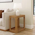 Plank+Beam Modern Rounded Rectangular Side Table by PlankBeam