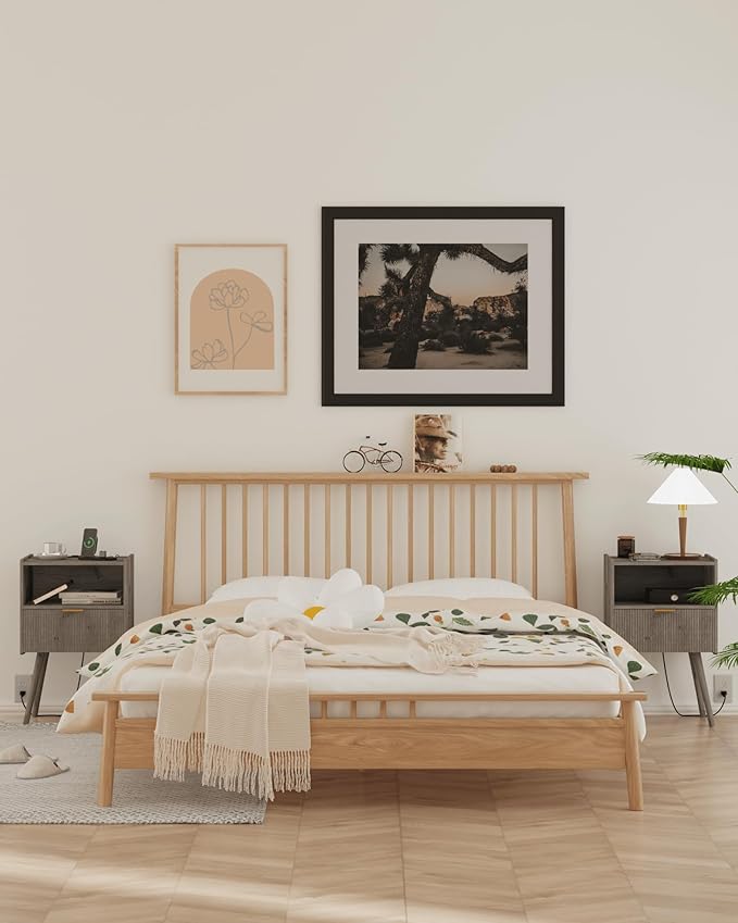 Nightstand, Modern Bedside Table - Image 6