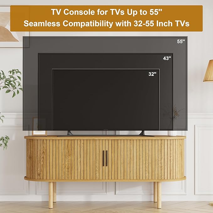 47.2" TV Stand, Modern TV Console Table - Image 7