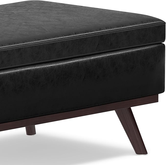 SIMPLIHOME Owen 42 inch Wide Mid Century Modern Rectangle Lift Top Large Coffee - Image 13