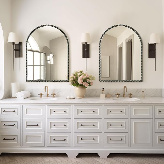 WallBeyond Black Vintage Mirror - Image 5