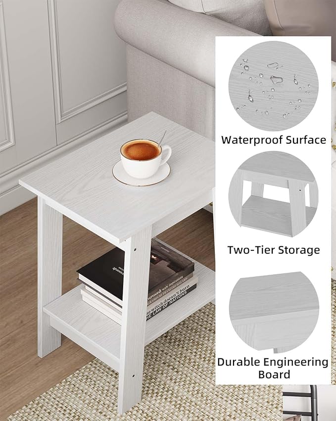 Garvee End Table, Side Table - Image 5