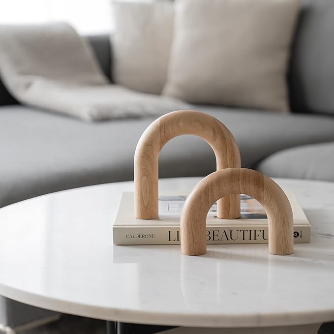 Wood Arch Decorative Objects - Image 9