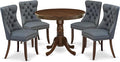 East West Furniture ANDA5-AWA-13 5 Piece Kitchen Table & Chairs Set Contains a by EastWestFurniture