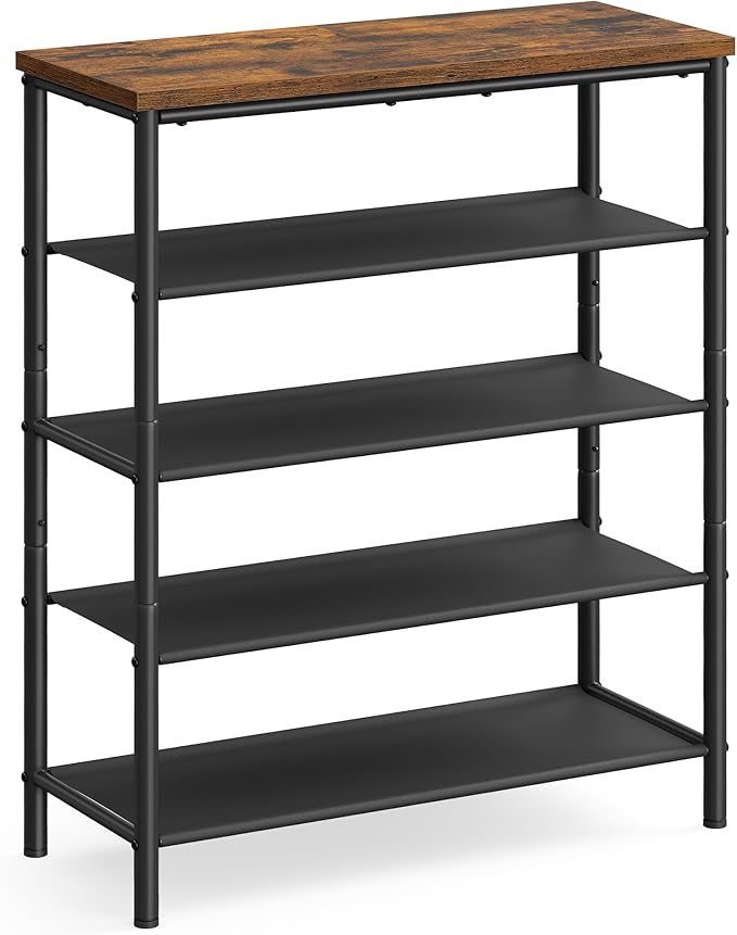 VASAGLE Shoe Rack, 5-Tier Shoe Storage Organizer by VASAGLEbySONGMICSHOME