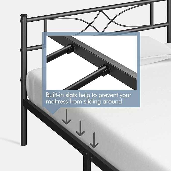 Yaheetech Twin Size Bed Frame Metal Platform Bed - Image 9