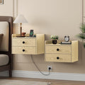 Vabches Floating Nightstand Set of 2 by Vabches