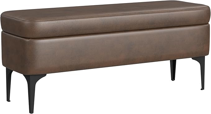 HomePop Upholstered Storage Bench by HomePop