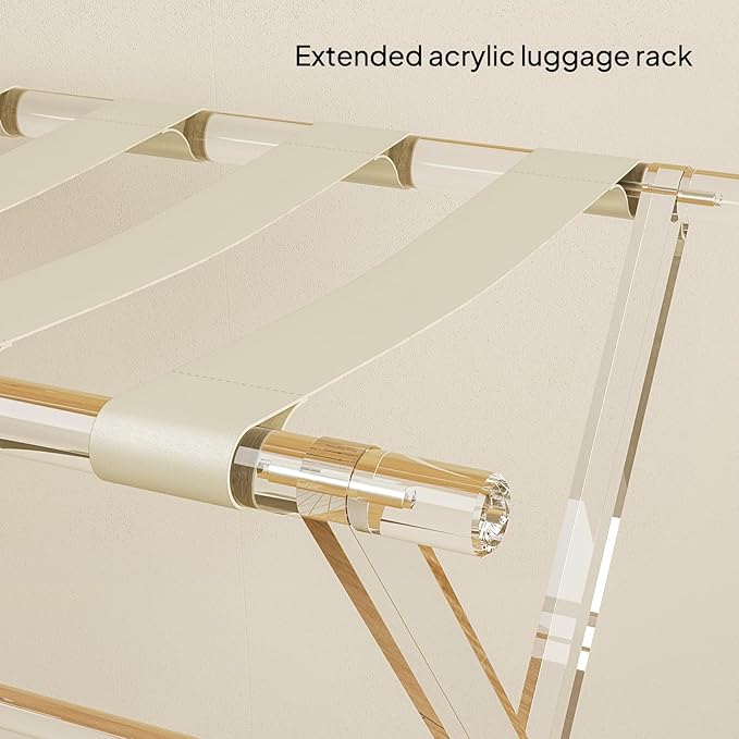 Sumerflos Acrylic Luggage Rack for Guest Room - Image 3