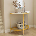 Entry Table Narrow Livingroom Furniture: 2 Tier Modern Console Table by PARADMAS