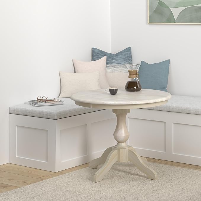 IC International Concepts, 29.9" High, Solid Real Wood, Sturdy Parawood - Image 2