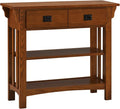 Leick Home 8261 Mission Bookcase Console Table by LeickFurniture