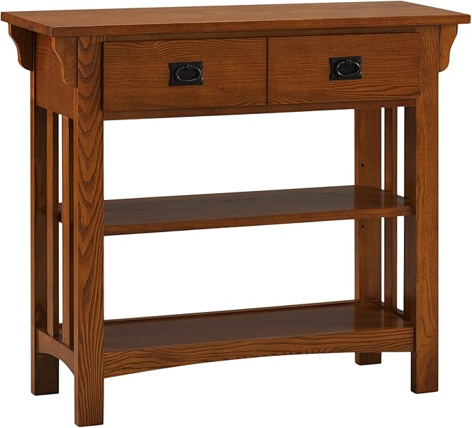 Leick Home 8261 Mission Bookcase Console Table by LeickFurniture