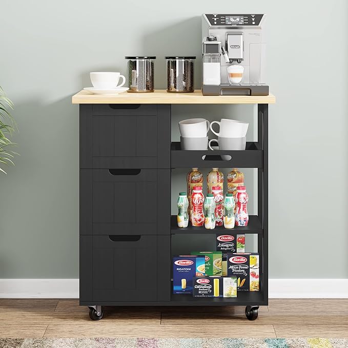 Shintenchi Kitchen Island Cart - Image 6