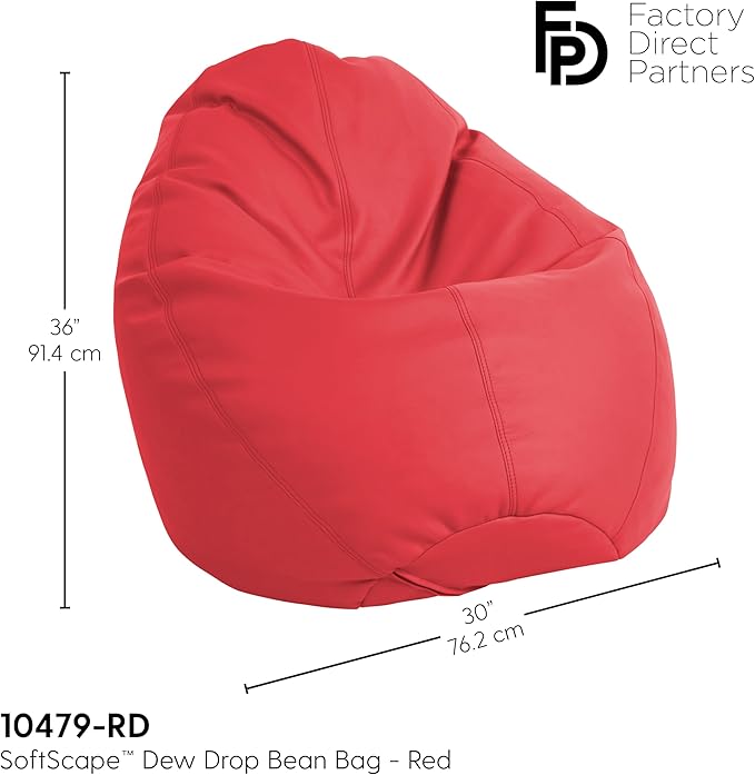 FDP SoftScape Dew Drop Bean Bag Chair - Image 3