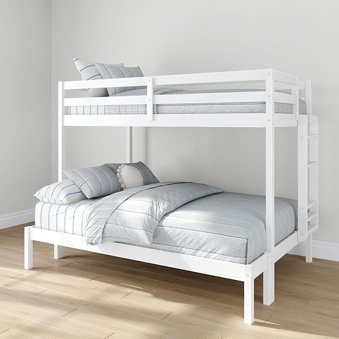 Grain & Grove Bear Twin Over Full Bunk Bed, Sturdy Bunk Bed Frame by GrainGrove