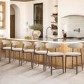 COLAMY Counter Height Bar Stools Set of 6, Kitchen Bar Stools by COLAMYINC