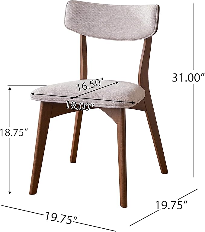 Christopher Knight Home Megann Mid-Century Wood Dining Set - Image 3