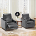 COLAMY Pushback Electric Recliner Chair Set of 2, Premium Leather Upholstery by COLAMYINC