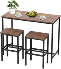 Aklaus Bar Table and Chairs Set 44" Dining Table Set Pub Bar Table by AKLAUSHomeFurniture