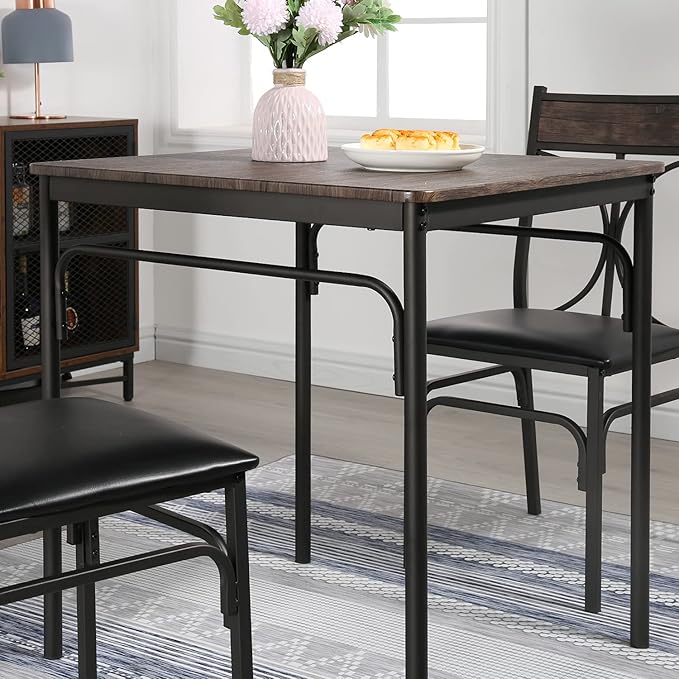 VECELO Kitchen Dining Room Table Set - Image 8