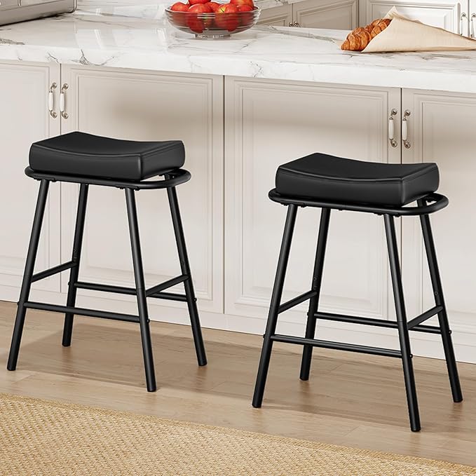 HOOBRO Bar Stools, 24” Barstools by HOOBRO