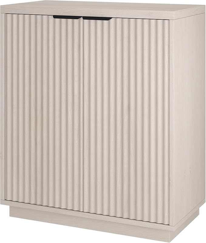 Henn&Hart 28" Wide Rectangular Accent Cabinet in Alder White, - Image 7