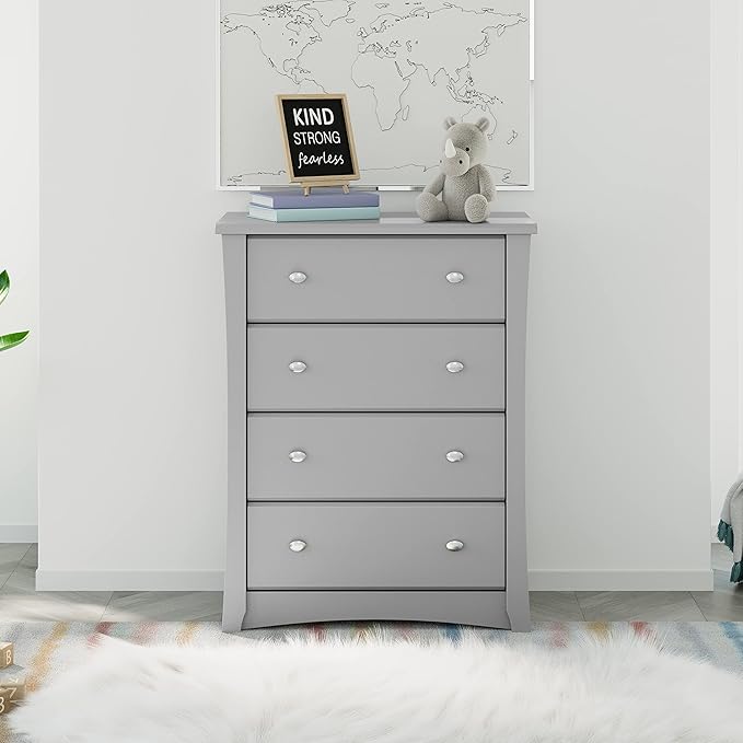 Storkcraft Crescent 4 Drawer Chest – GREENGUARD Gold Certified, Easy-to-Match - Image 2