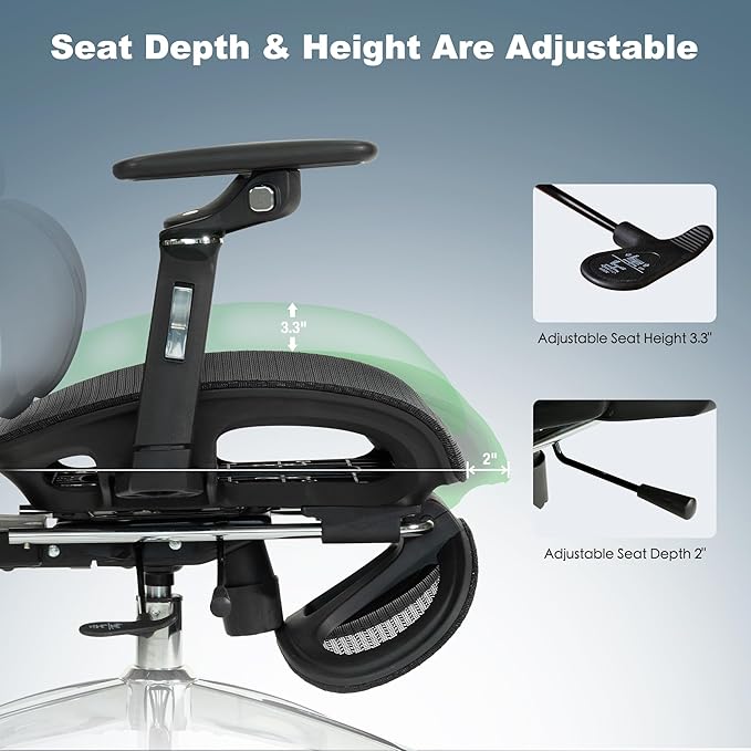 Ergonomic Mesh Office & Gaming Chair - Image 8