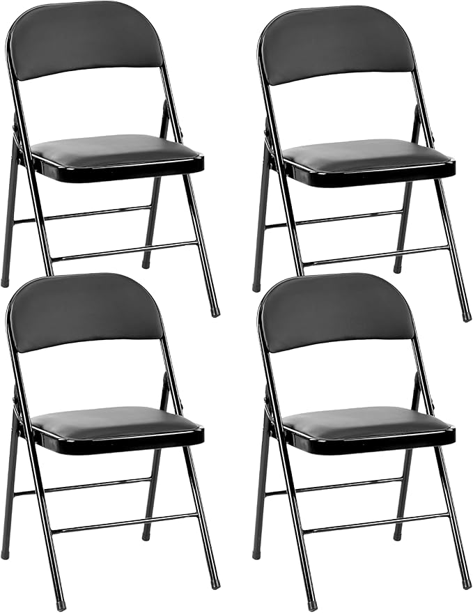 HealSmart Folding Chairs 4 Pcs by HealSmart