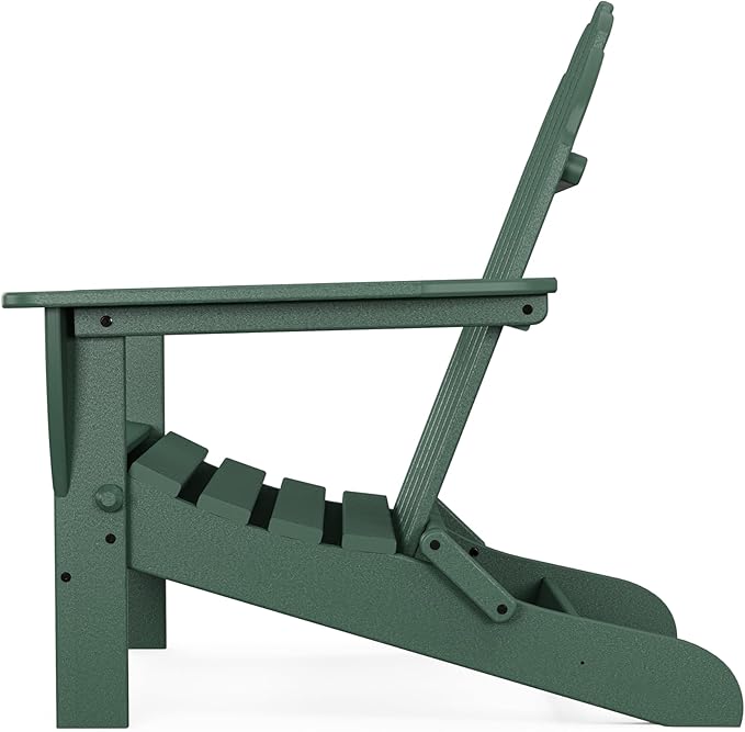 POLYWOOD AD5030GR Classic Folding Adirondack Chair, 38.5" x 31.25" x 33.5" - Image 8
